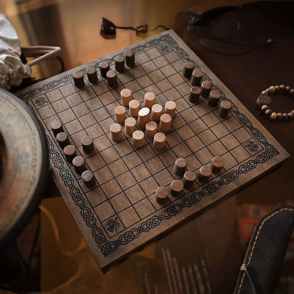 Handmade Hnefatafl Viking Chess Board Game