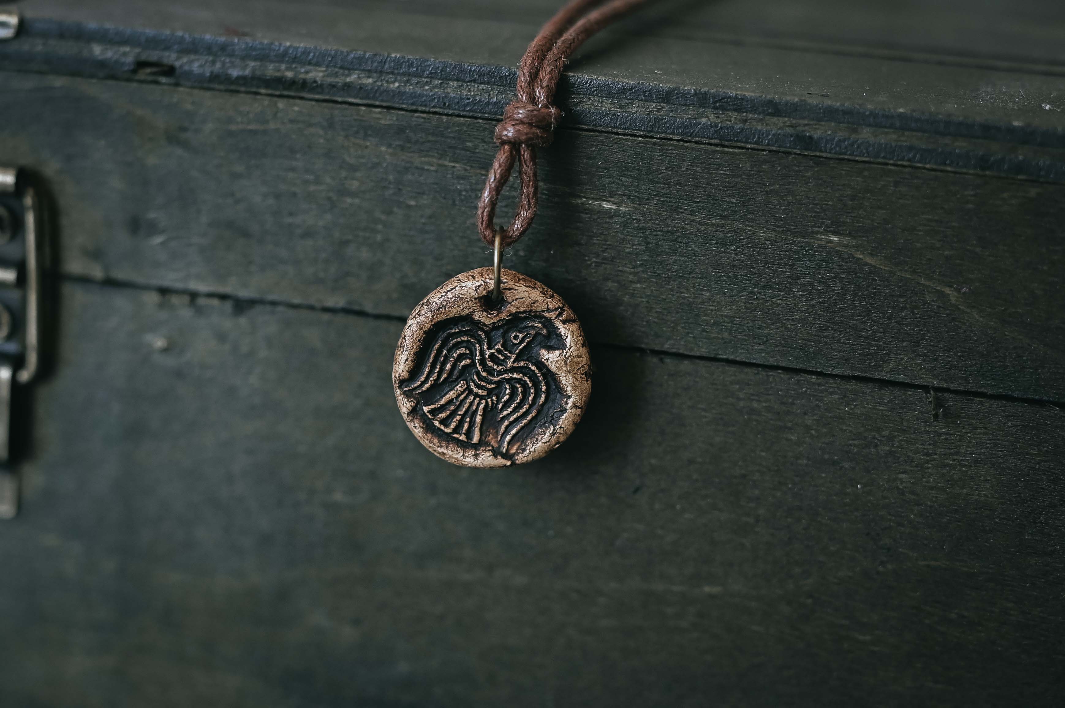 Viking Spirit Ceramic Talisman
