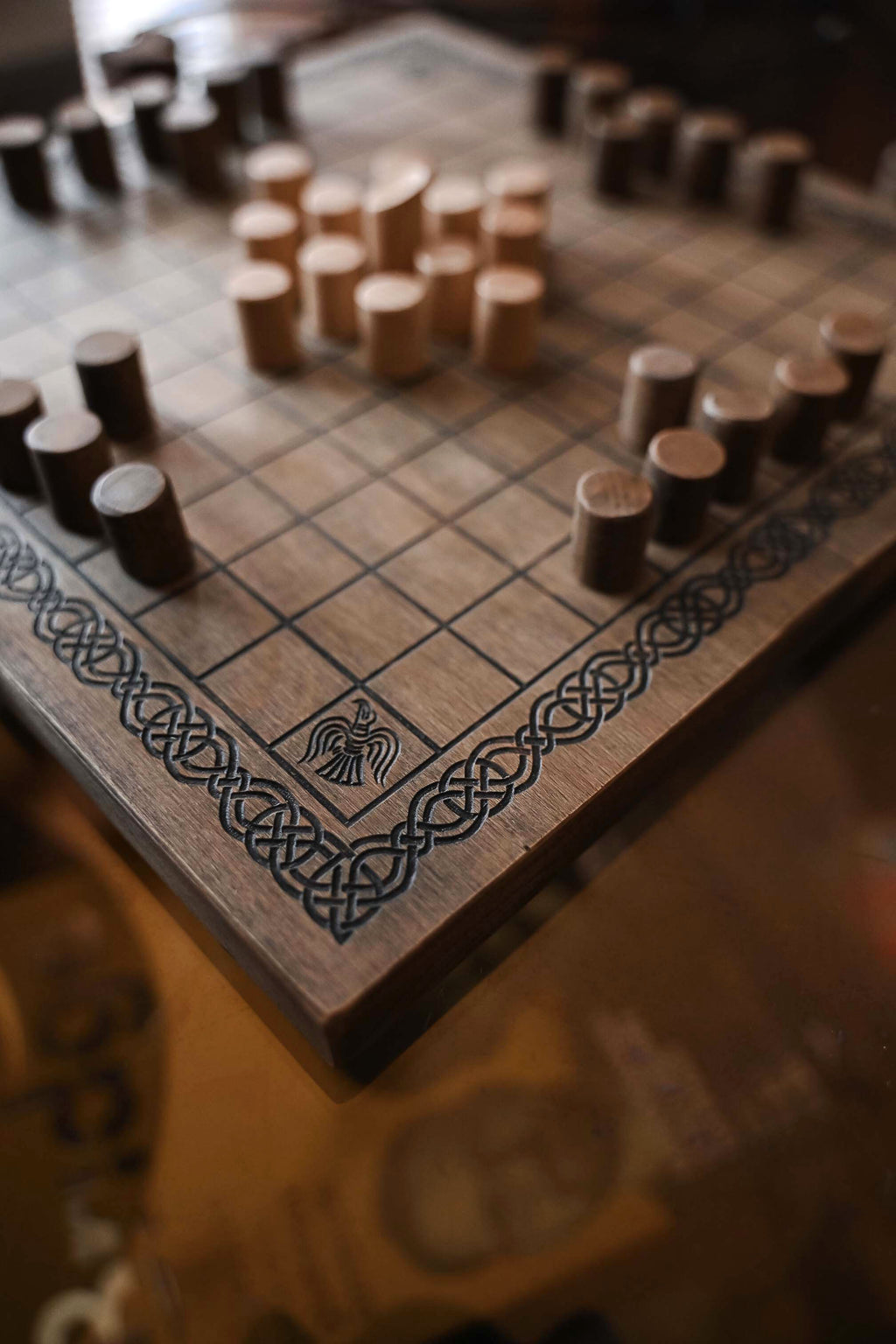 Handmade Hnefatafl Viking Chess Board Game