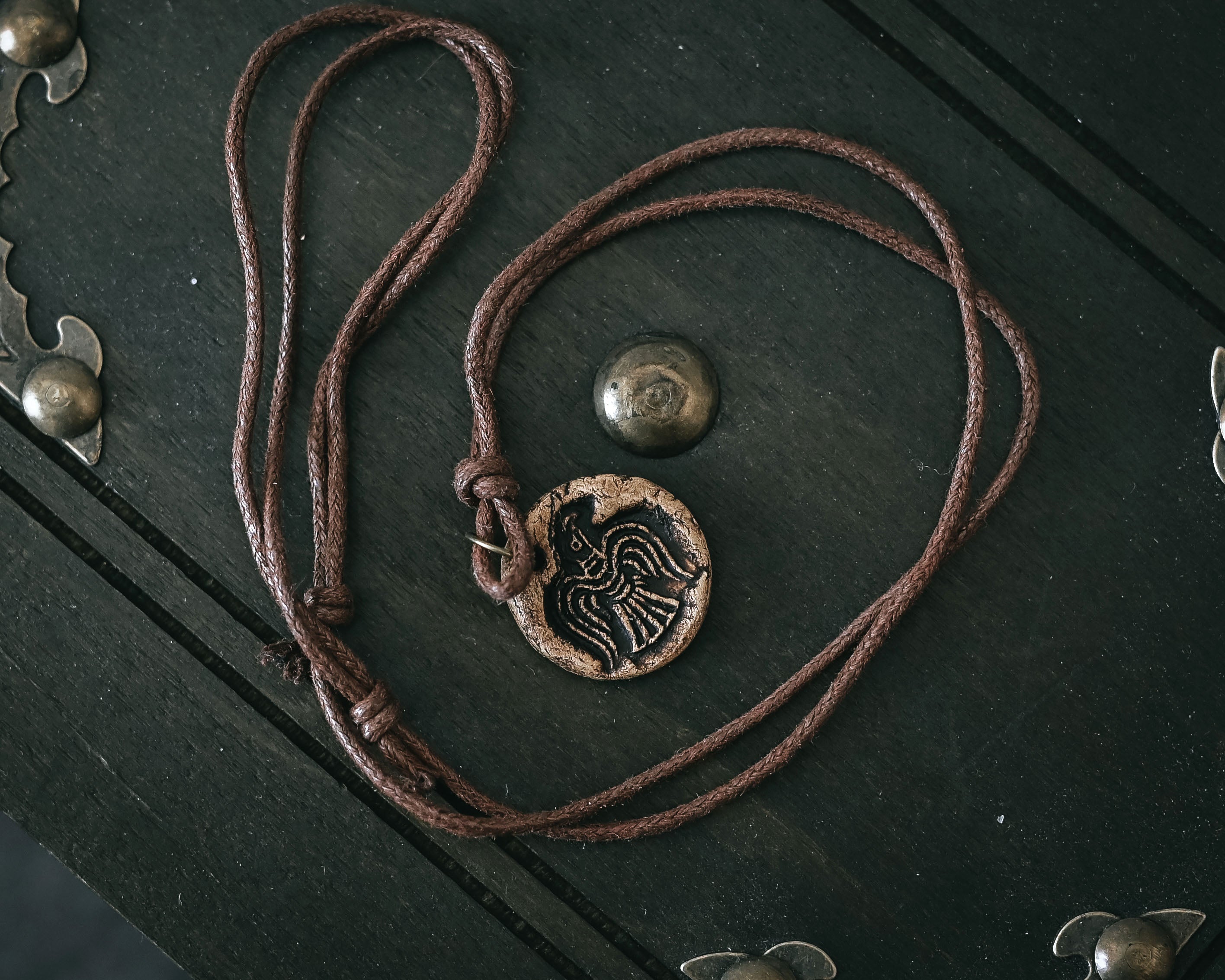 Viking Spirit Ceramic Talisman