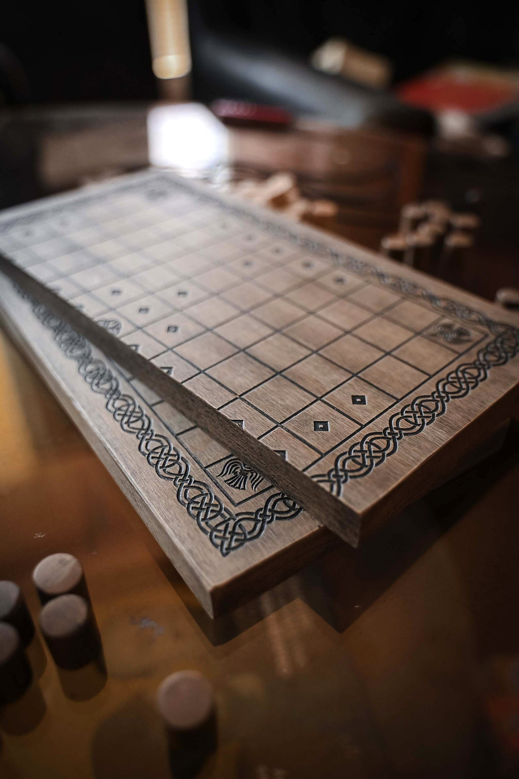 Handmade Hnefatafl Viking Chess Board Game