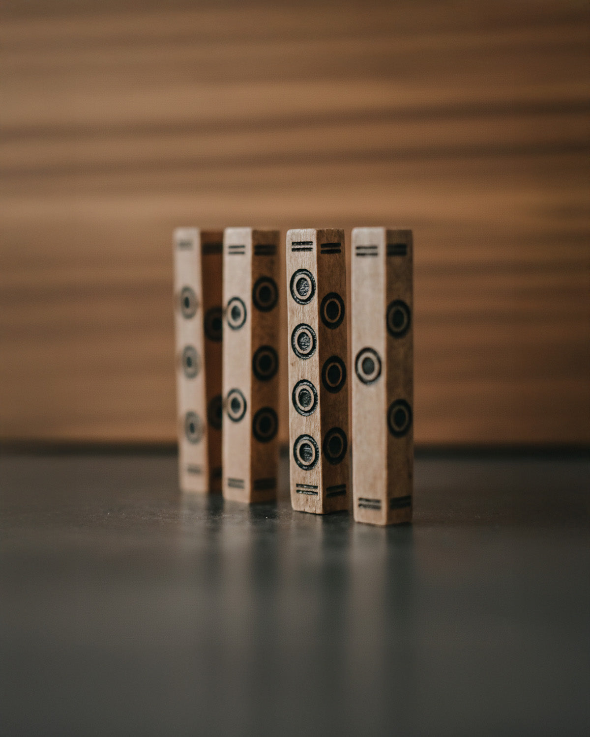 Historic Beechwood Stick Dice (4-Sided)