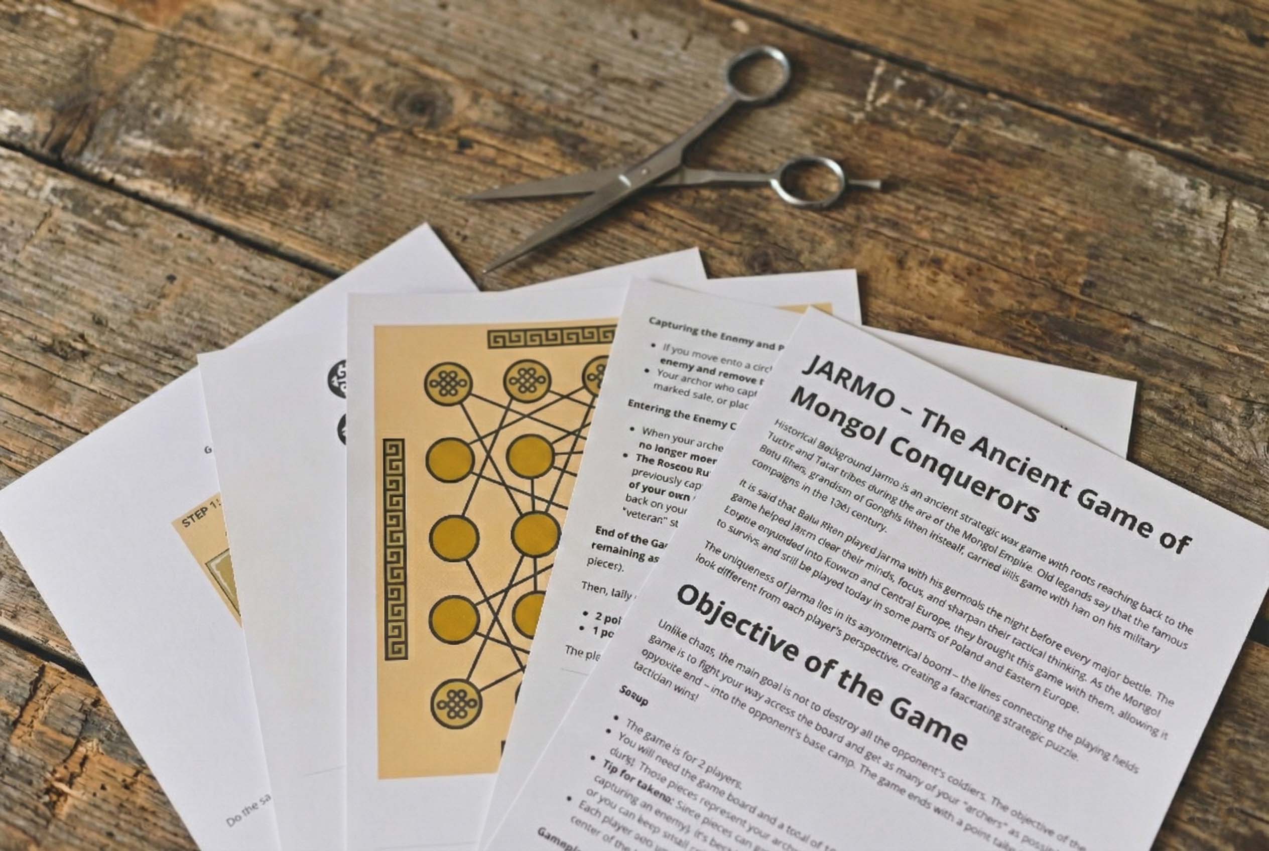 JARMO: The Ancient Board Game (Print & Play)